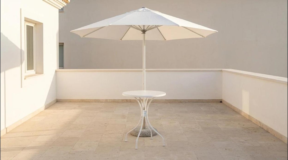 Tavolo da giardino con foro per l'ombrellone: come sceglierlo - idee con prodotti Kery