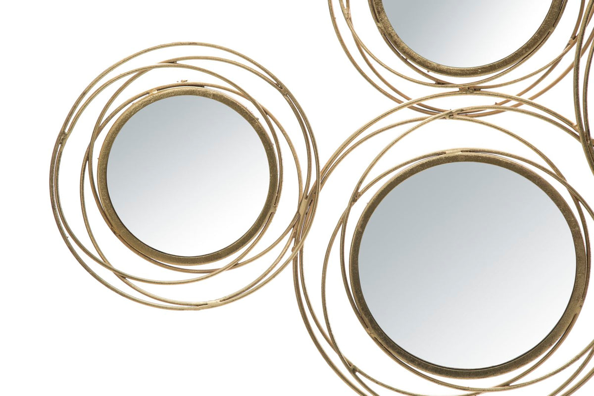 pannello_decorativo_da_parete_in_metallo_dorato_con_specchi_rotondi__gold_round