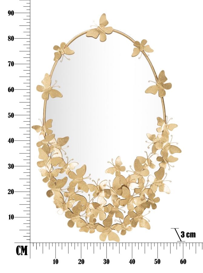 specchio_ovale_da_parete_con_cornice_dorata_e_farfalle__glam_ovalutterfly