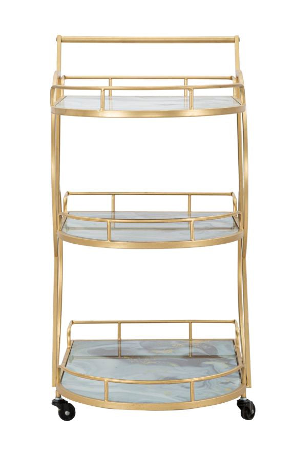 carrello_portavivande_metallo_dorato_ripiani_vetro_effetto_marmo__marble_glass_mix