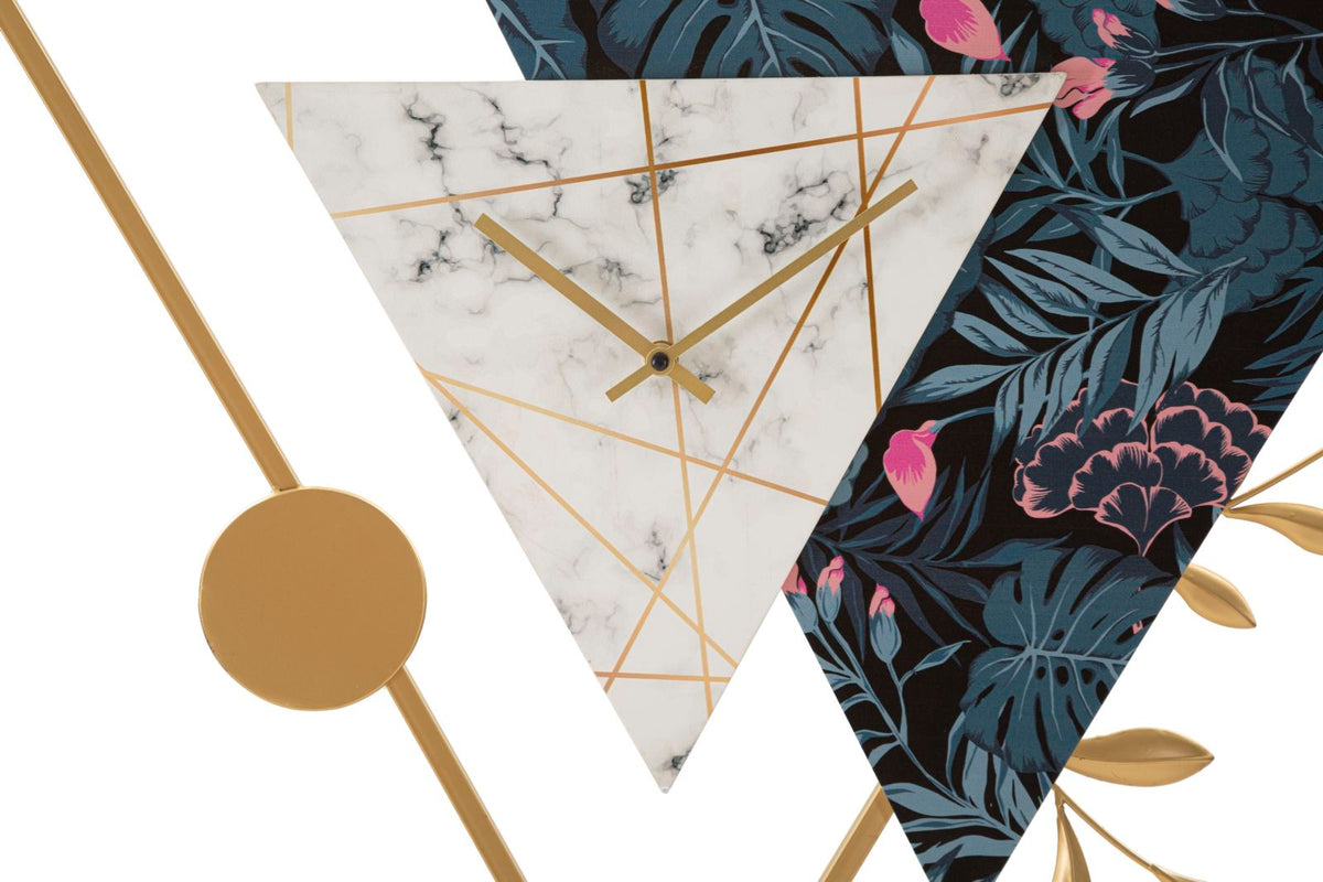 orologio_da_parete_design_geometrico_triangoli_con_ramo_dorato__triangle