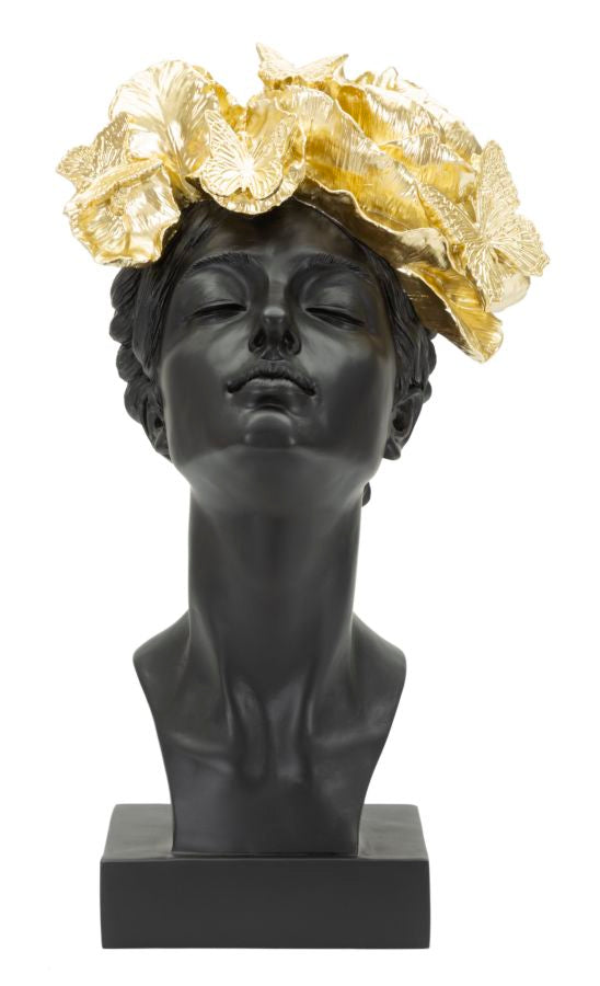 statua_testa_di_donna_con_farfalle_e_foglie_dorate_21x20x365_cm__butterflya