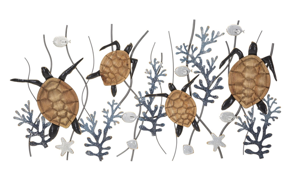 pannello_decorativo_3d_da_parete_in_metallo_con_tartarughe_marine__turtle