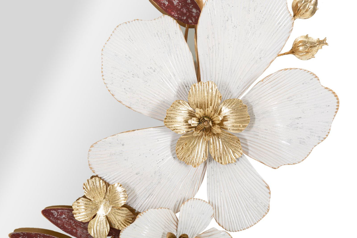 specchio_da_parete_rotondo_con_cornice_dorata_e_fiori_colorati__art