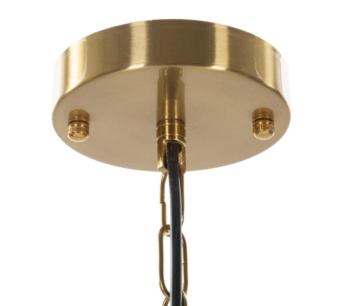 Lampadario in Metallo Dorato e Vetro 3 Luci Diametro 60 cm - VERSAILLES 3 LUCI