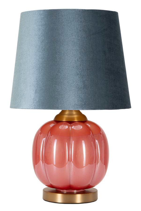 lampada_da_tavolo_base_in_vetro_rossa_con_paralume_in_velluto__helene_ball
