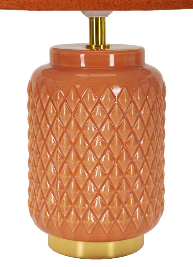 lampada_da_tavolo_arancione_con_rombi_in_rilievo_e_paralume__square