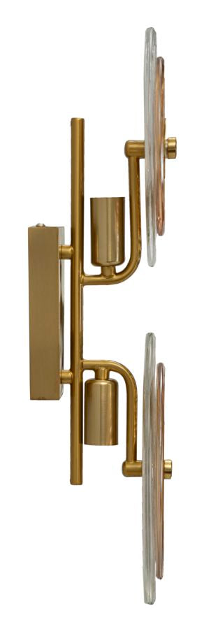 lampada_da_parete_2_luci_metallo_dorato_con_paralumi_in_vetro__venice