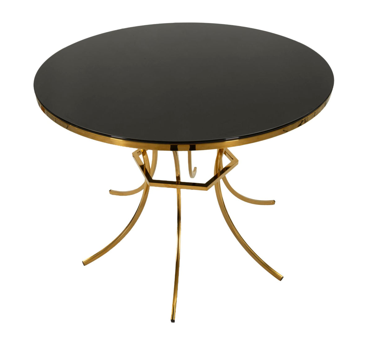 tavolo_da_pranzo_rotondo_in_vetro_con_base_in_metallo_dorato__shanty