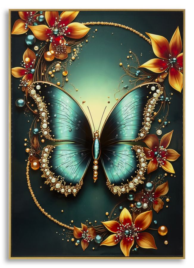 stampa_decorativa_su_tela_laccata_con_cornice_farfalle_70x100_cm__butterfly