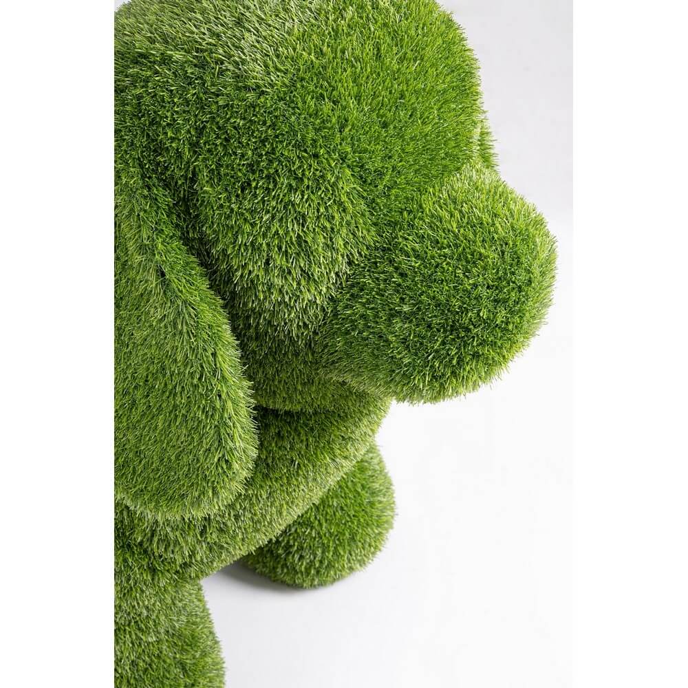 Figura Decorativa Cane in Erba Sintetica per Giardino 100x88h - ERBA