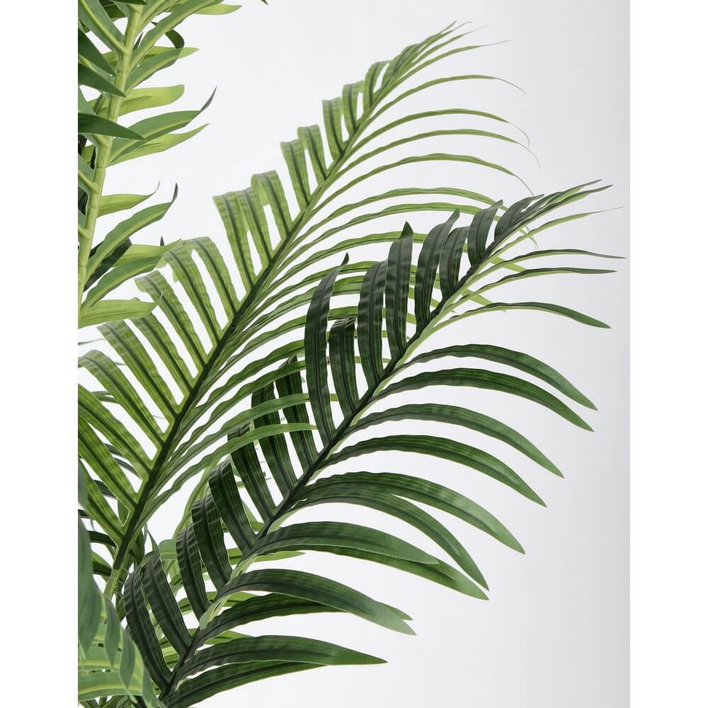 Set di 2 Palme Kenzia Artificiali con Vaso 17 Foglie H160 cm - REGALO
