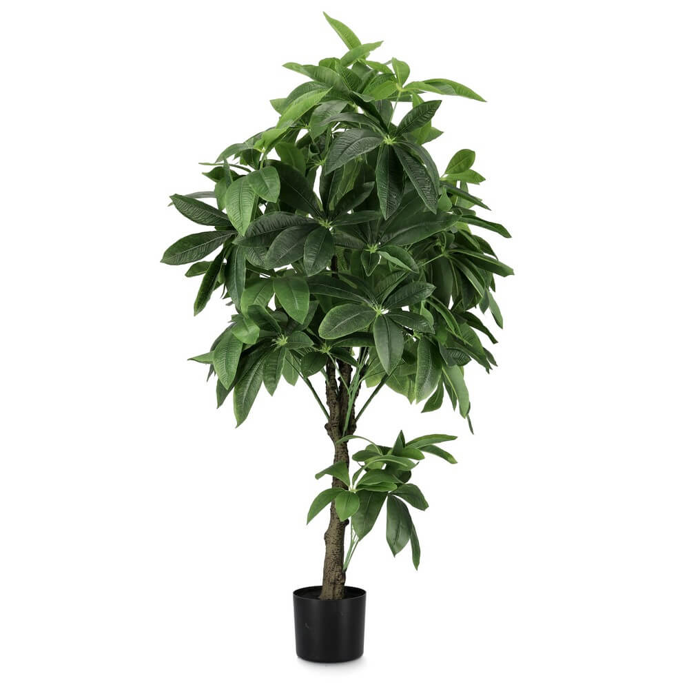 Set di 2 Piante Artificiali Pachira Aquatica con Vaso 160 cm - TRANQUILO