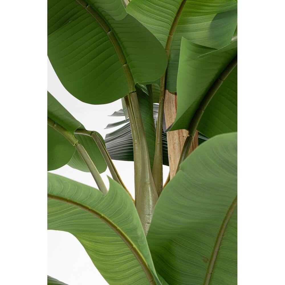 Albero di Banano Artificiale con Vaso 30 Foglie 320 cm - ZENITALE