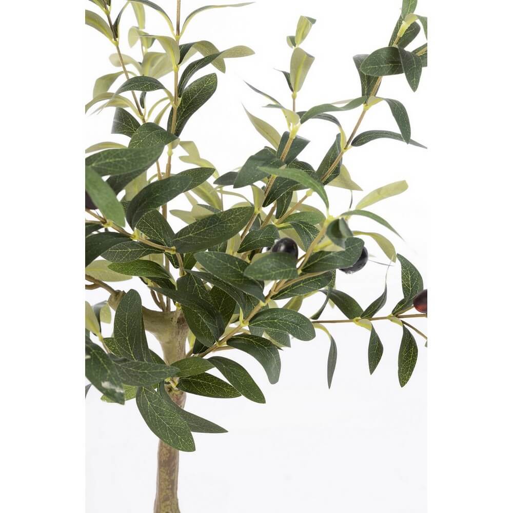 Set di 4 Piante di Ulivo Artificiali con Vaso Altezza 65 cm - ULIVO