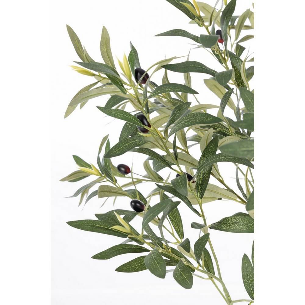 Set di 4 Piante di Ulivo Artificiali con Vaso Altezza 90 cm - ULIVO