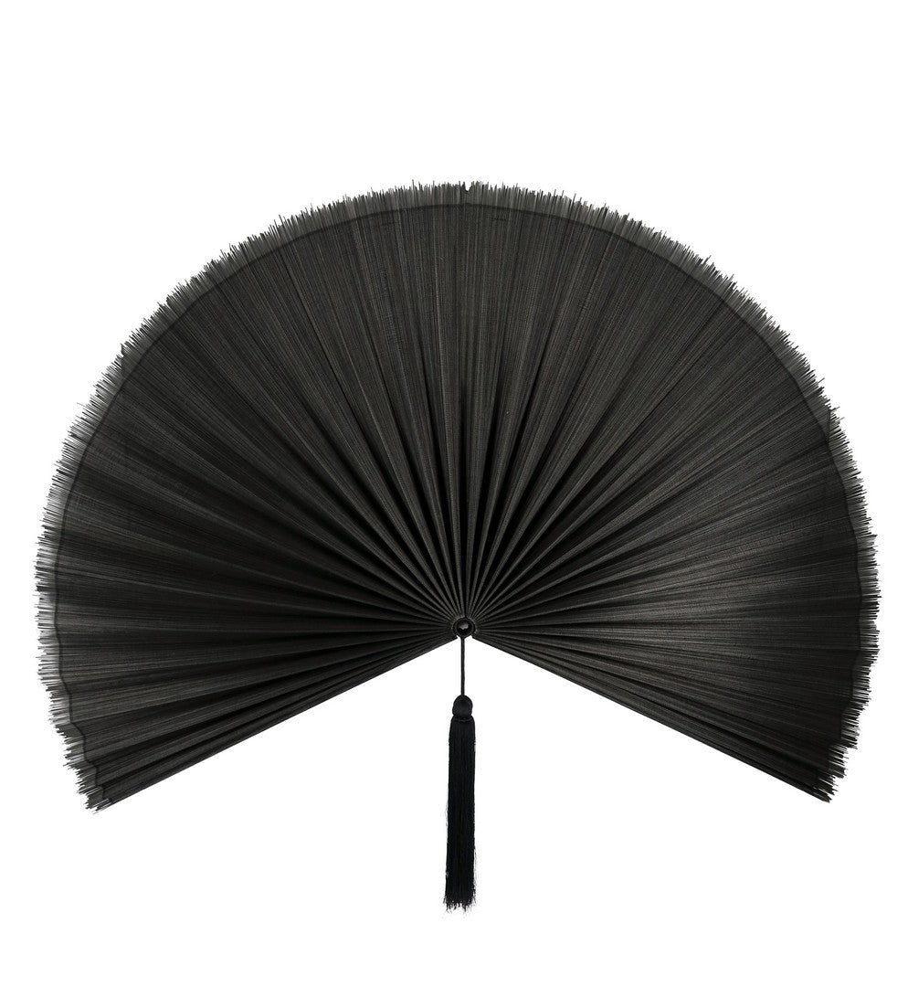 Set di 2 Ventagli Decorativi da Parete in Bamboo Fatti a Mano 60x123 - NANKA