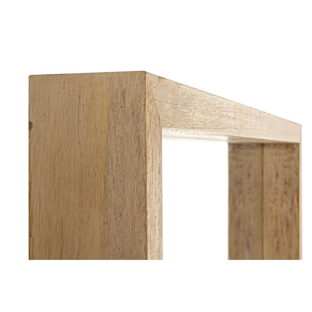 Specchio Quadrato con Cornice in Legno di Paulonia 52x52 - YOUNG