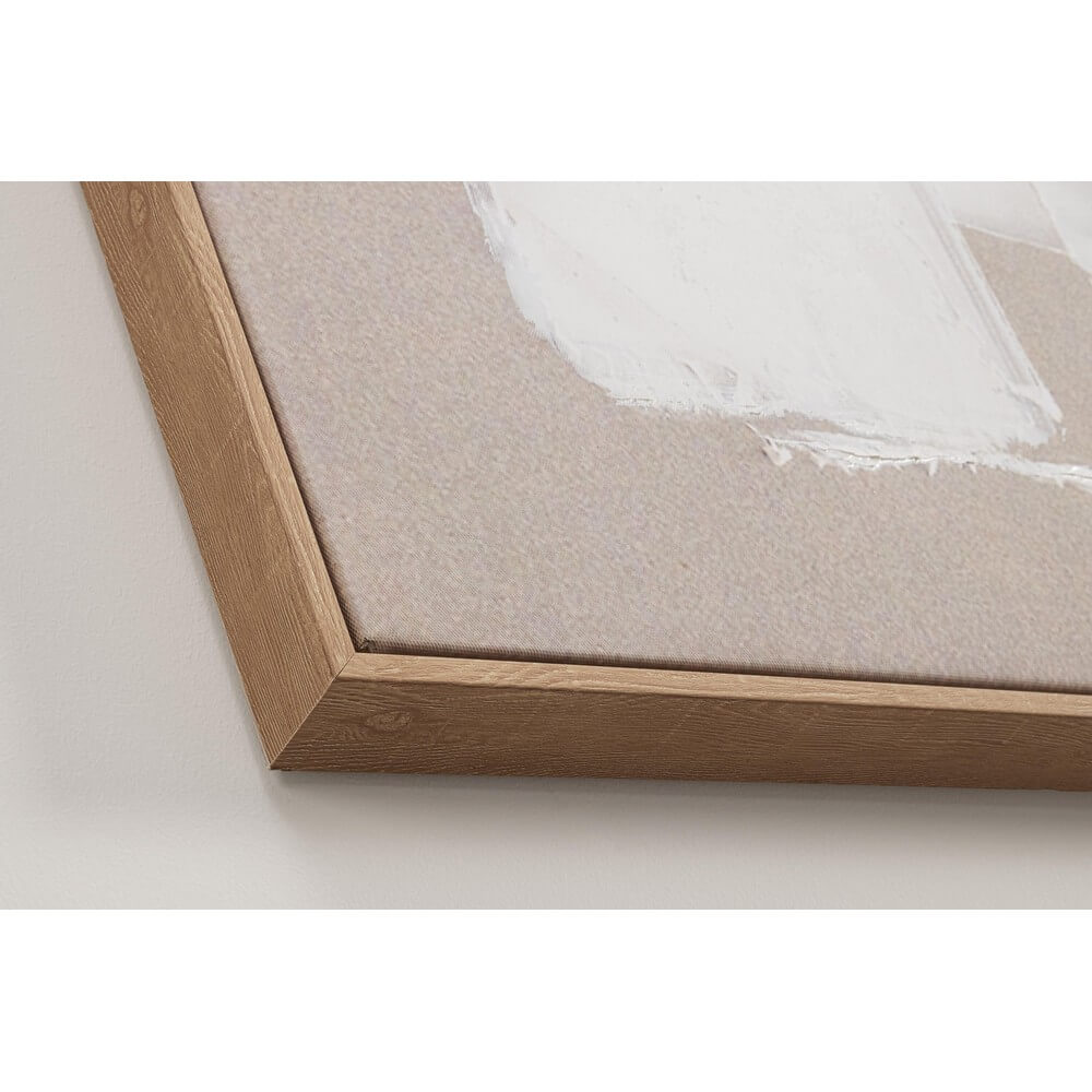 Quadro Astratto Dipinto a Mano su Tela con Cornice 142x142 cm - TEXTURE