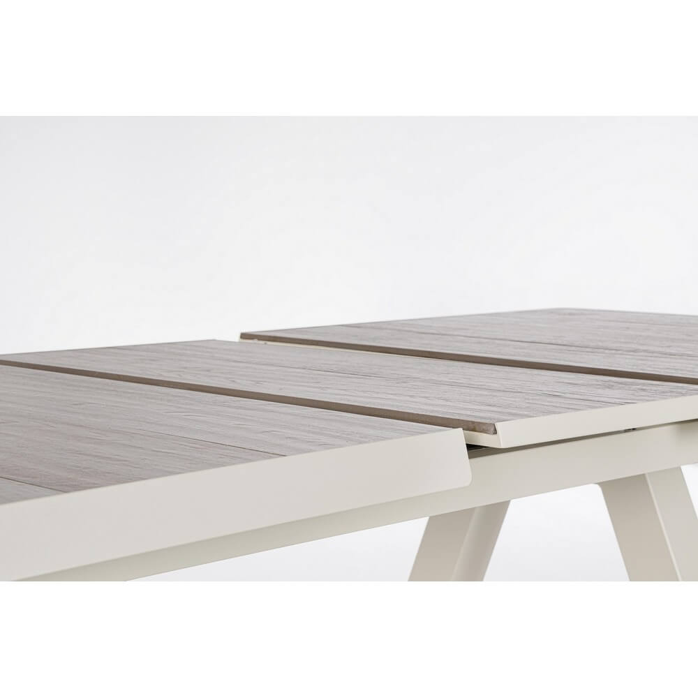 Tavolo da Giardino Allungabile in Alluminio con Piano in Ceramica - KRION