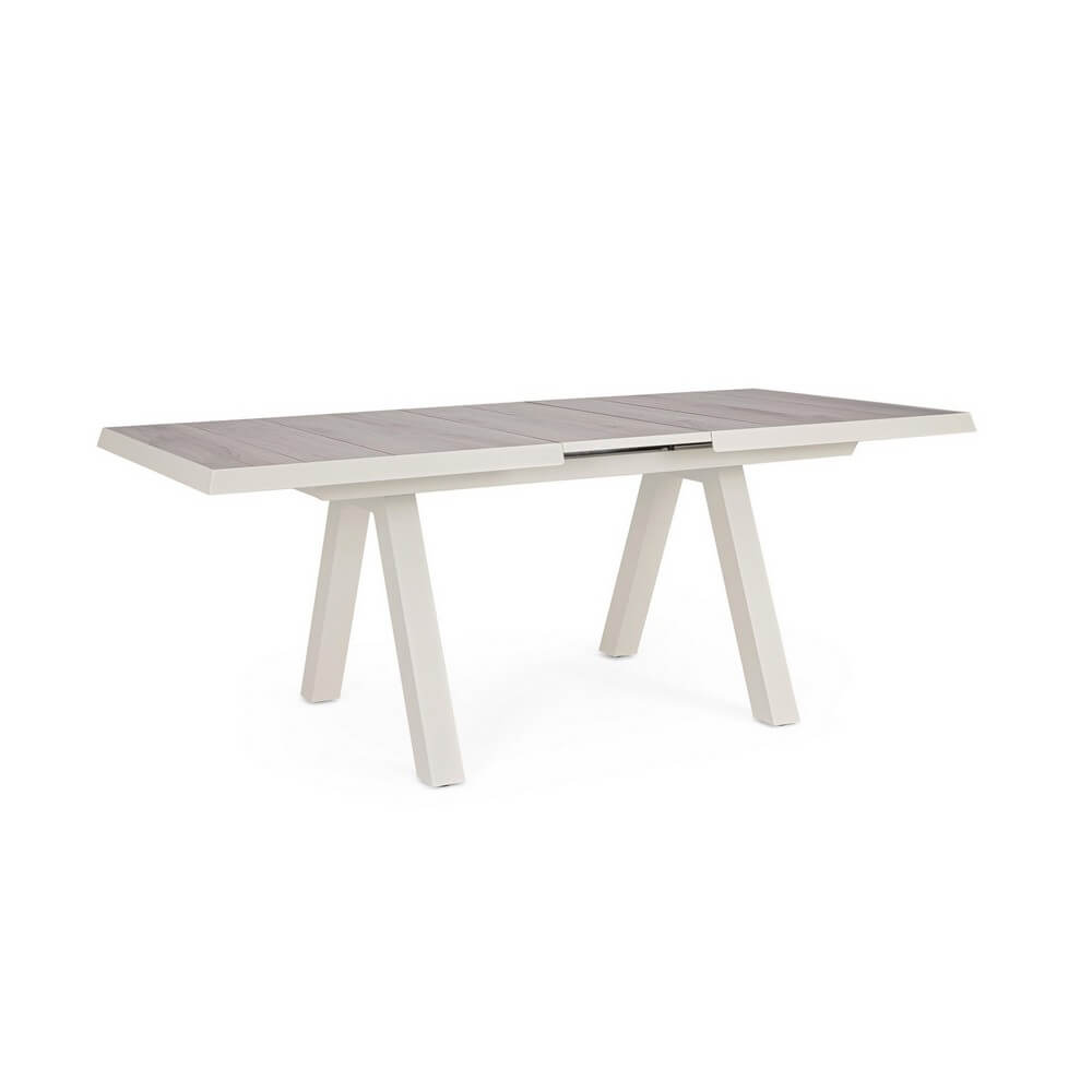 Tavolo da Giardino Allungabile in Alluminio con Piano in Ceramica - KRION