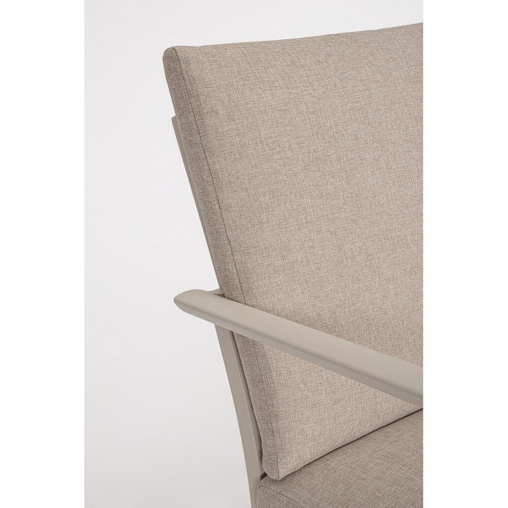 Set da 4 Salotto da Giardino in Alluminio con Cuscini - ARKEMIS