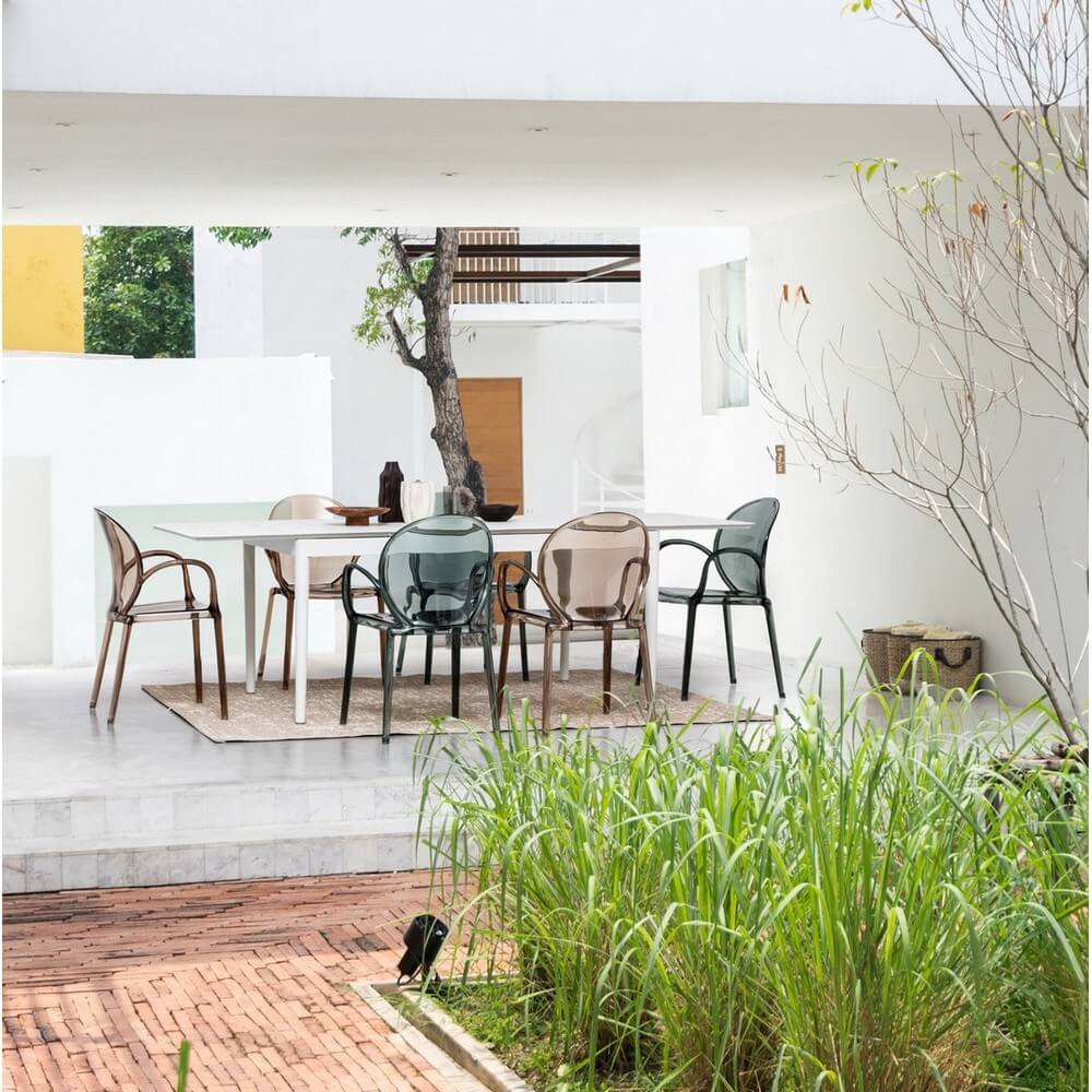 Tavolo da Giardino Allungabile in Alluminio 200-300x100 cm - RAVINA