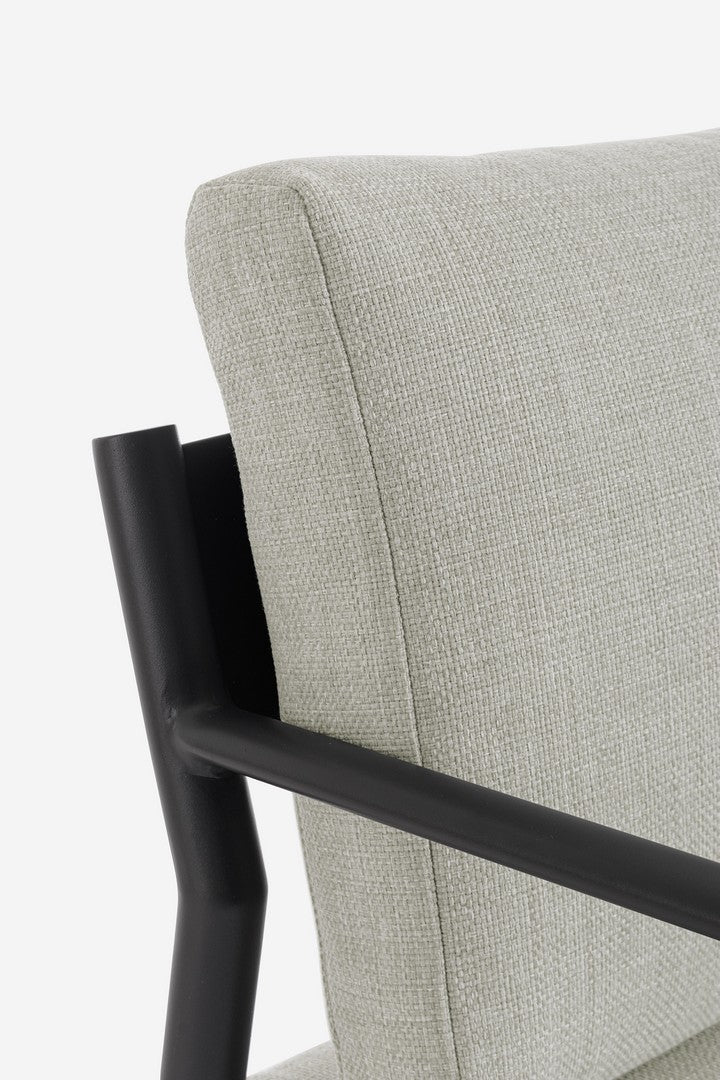 Set da 4 Pezzi Salotto da Giardino in Alluminio con Cuscini Antracite - SIRIUS