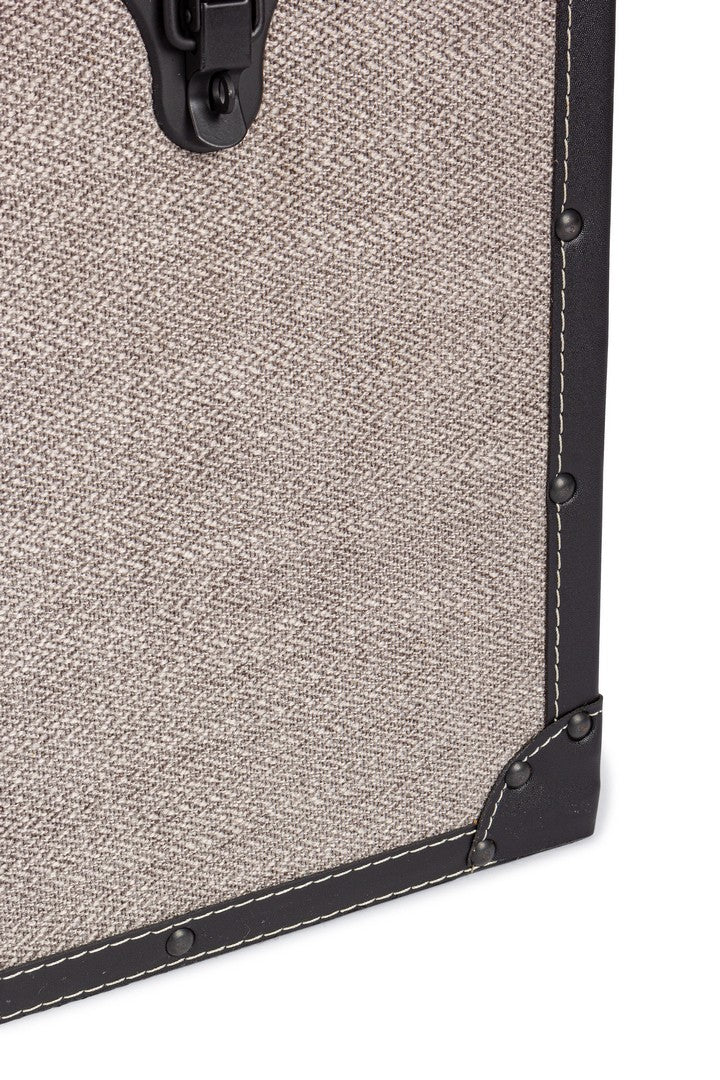 Set da 4 Bauli in MDF e Similpelle con Chiusure in Metallo - BAULE