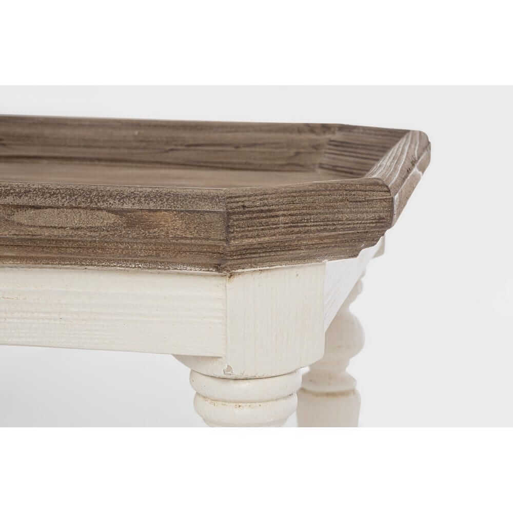 Tavolino da Salotto in Legno di Abete Stile Shabby Chic - MODERN RUSTIC