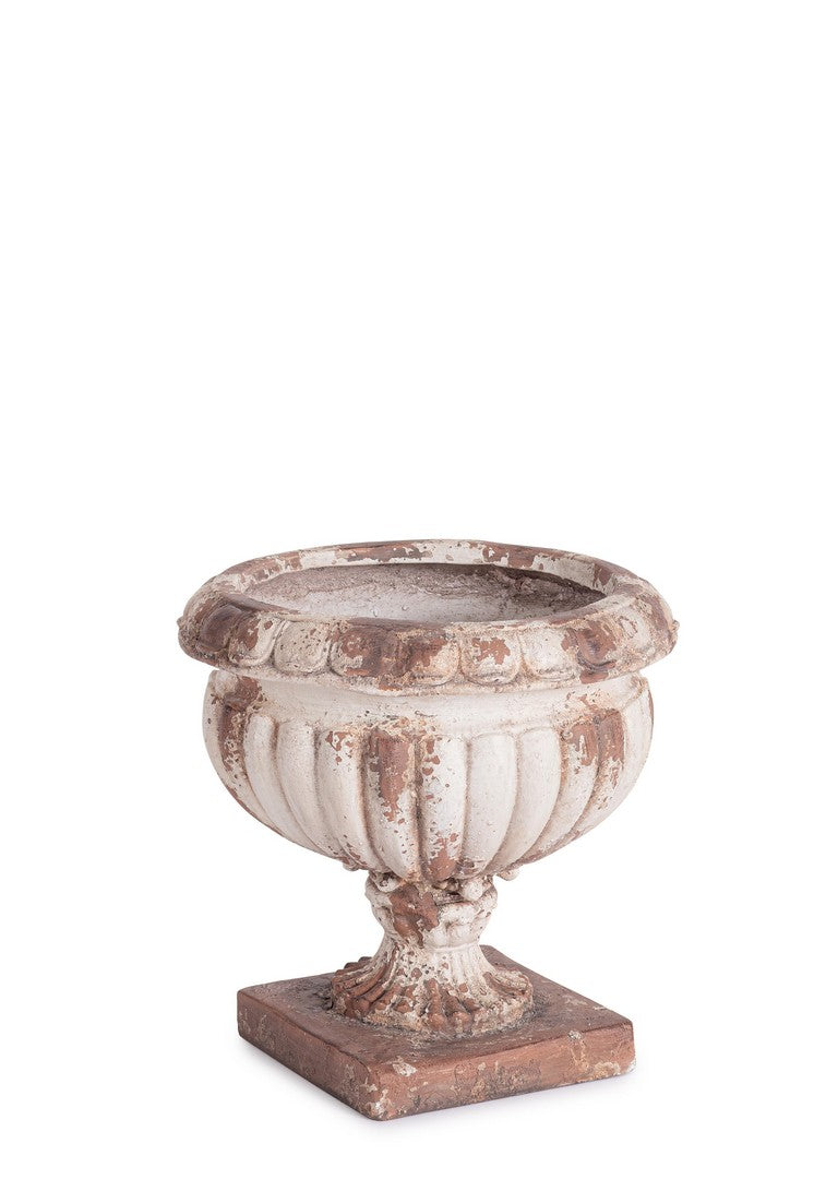 Porta Vaso da Esterno in Magnesia Anticata Stile Classico - SAIFUL