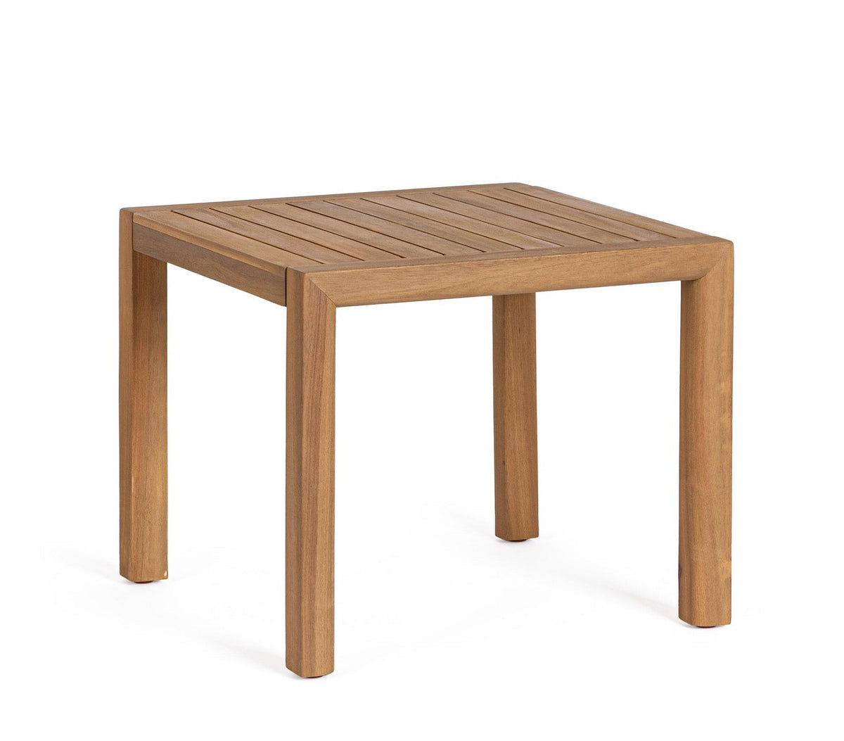 Tavolino da giardino in legno di acacia FSC effetto teak 47x47 - DANUBIO