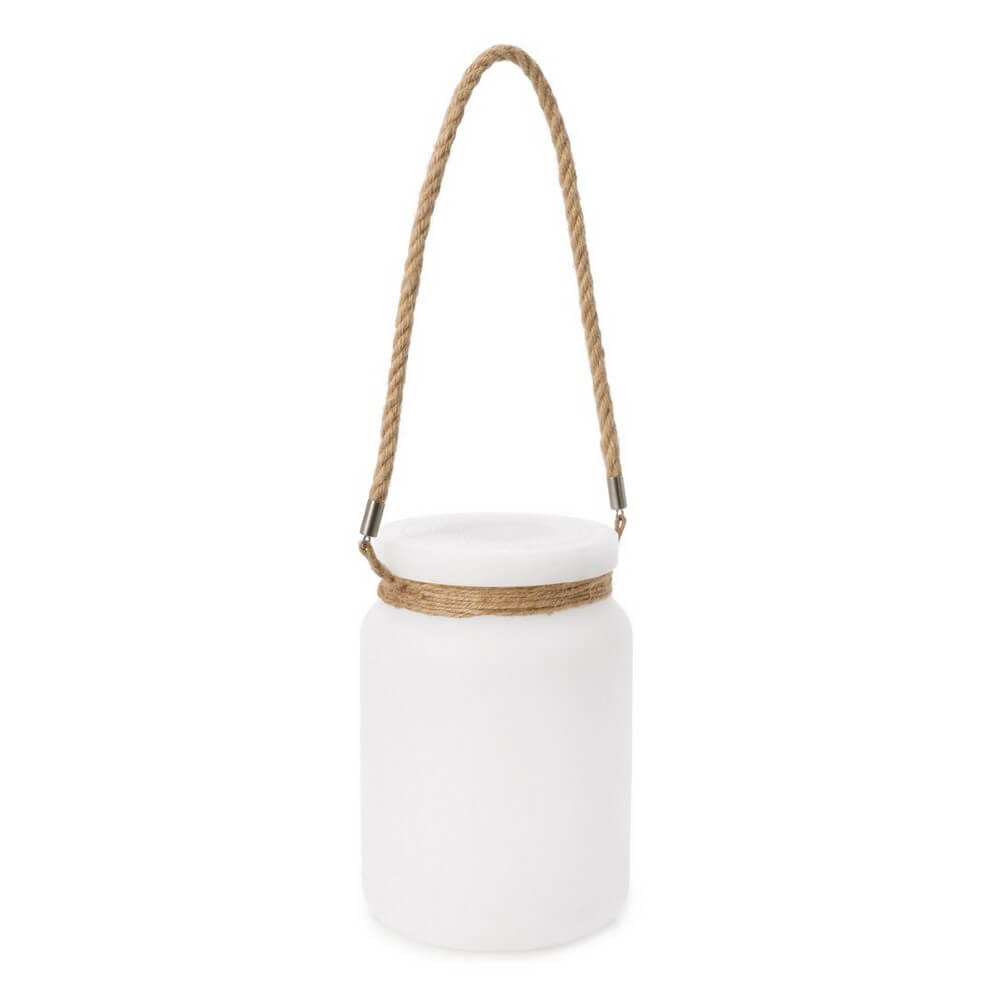 Lampada LED Bluetooth con Cassa e Manico in Corda per Interno ed Esterno - CELEBRATE
