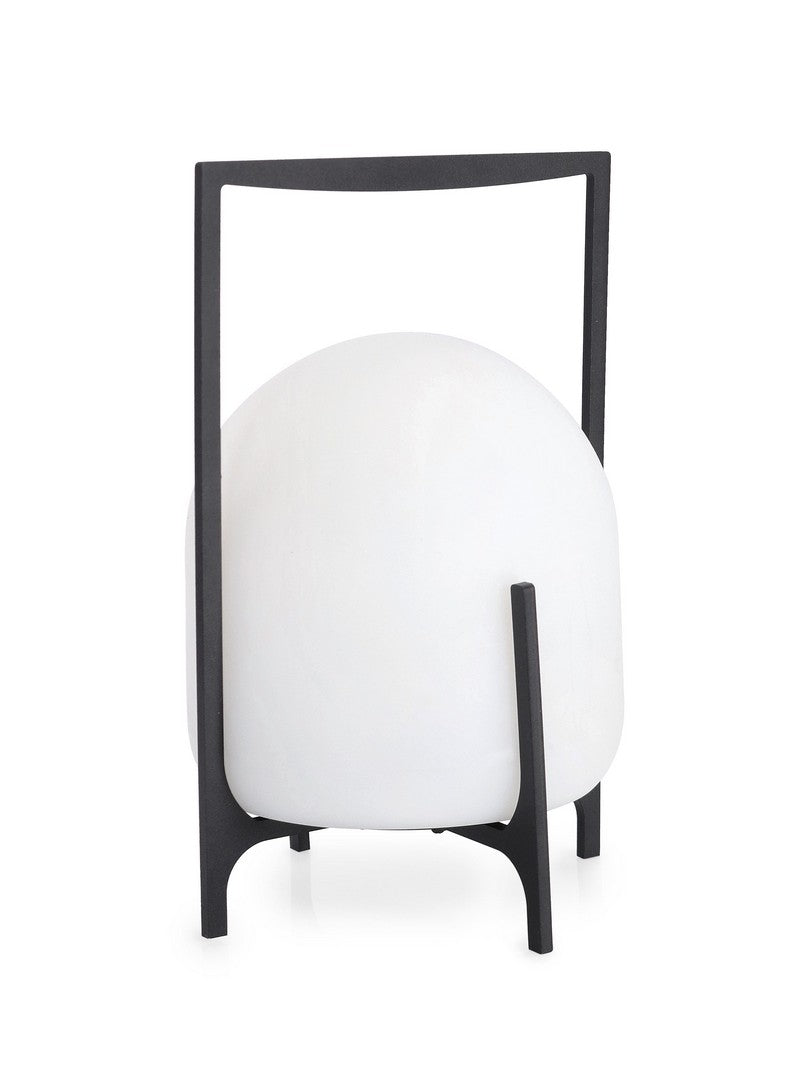 Lampada LED da Esterno con Sfera in PE e Struttura in Metallo con Manico - CUMIN