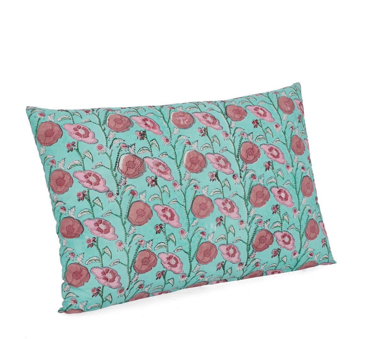 Set di 4 Cuscini in Cotone con Fantasia Floreale 40x60 cm - XIN