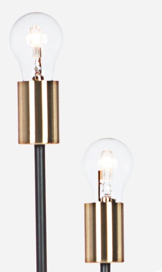 Piantana da Terra 5 Luci in Acciaio Stile Moderno H155 - NABIL