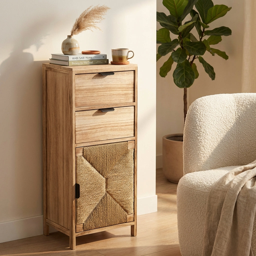 mobiletto_in_legno_con_2_cassetti_e_anta_in_intreccio_naturale__peronnor