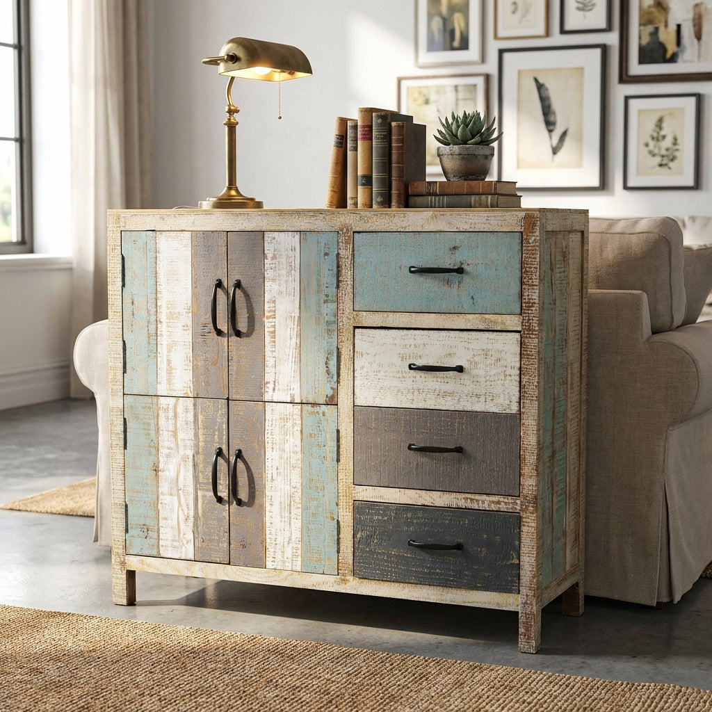 mobile_4_cassetti_4_ante_in_legno_cm_100x40x86__freddy