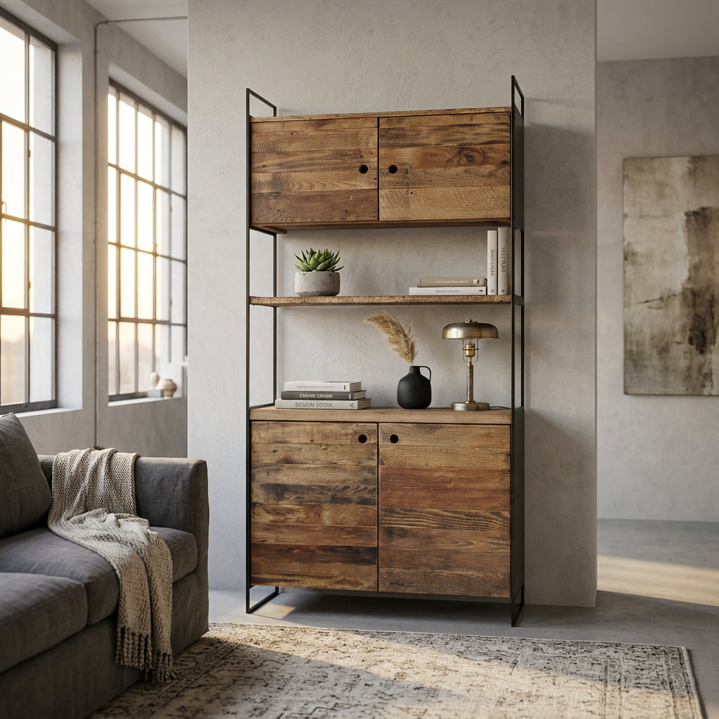 credenza_in_pino_riciclato_cm_99x40x190__pine