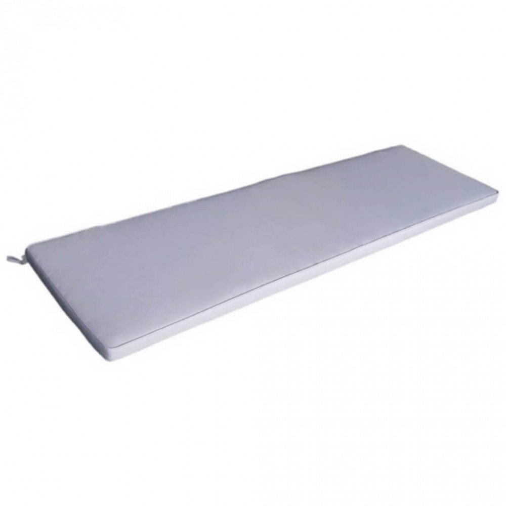 Cuscino PANCA 110 grigio chiaro isolato su fondo bianco, con linguetta sporgente su un angolo corto #colore_Grigio