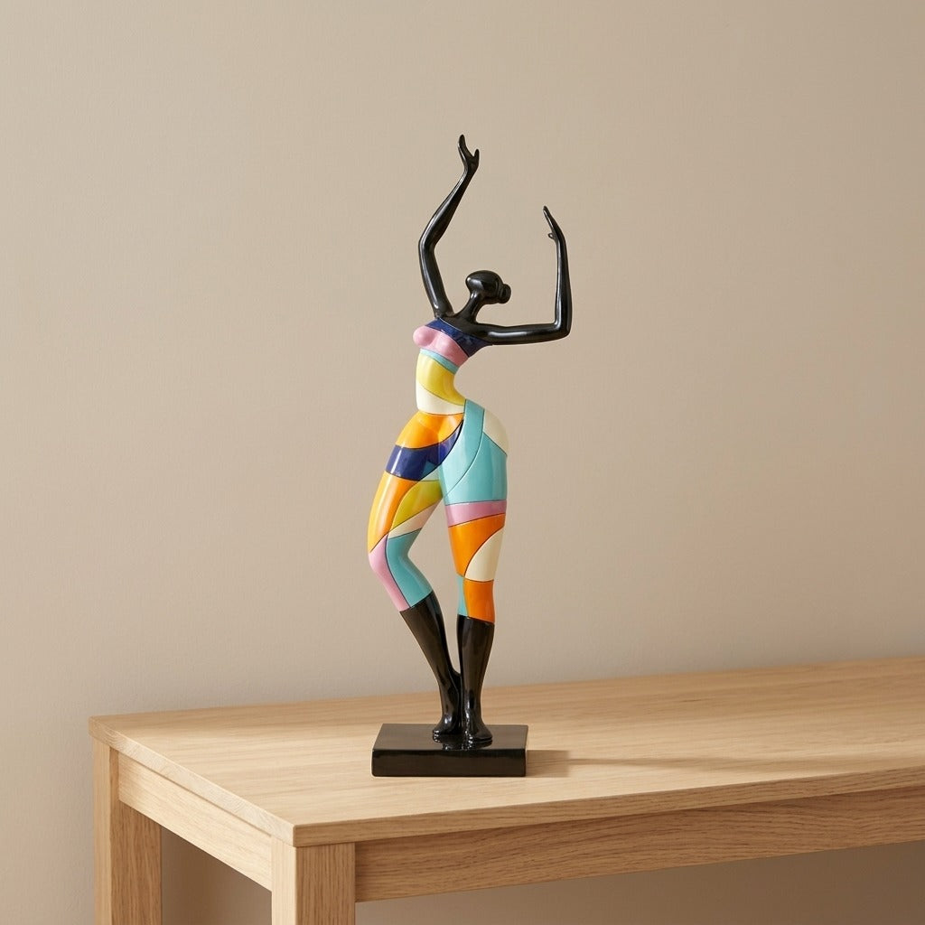 Statuina Ballerina Decorativa in Acciaio - DONNINA DANCE RUBIC