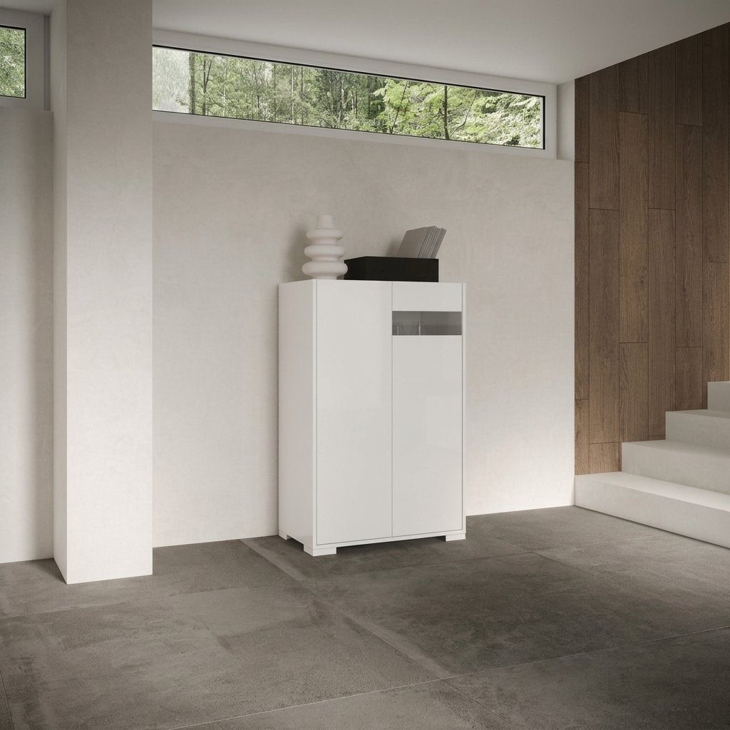 Credenza Alta a 2 Ante in Nobilitato - RIFLESSO