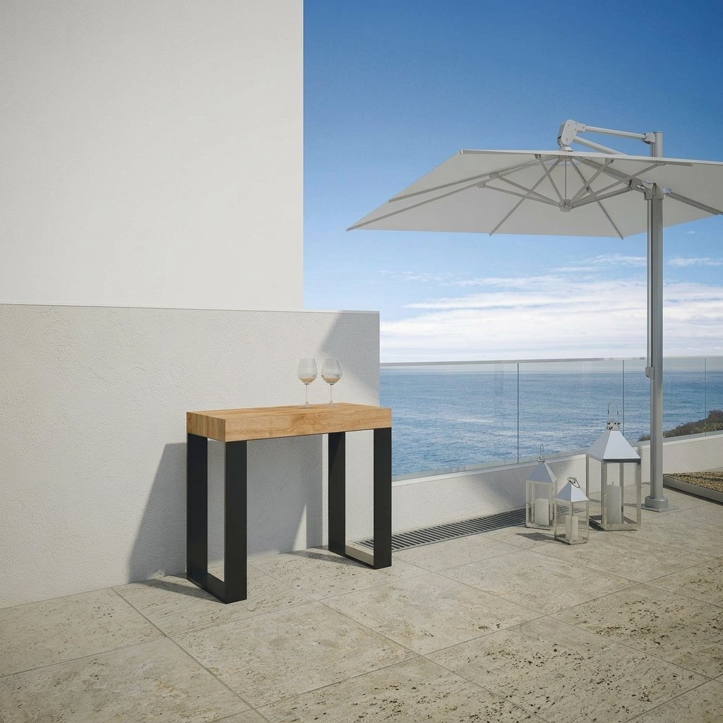 Consolle Allungabile in Legno di Abete - TECNO