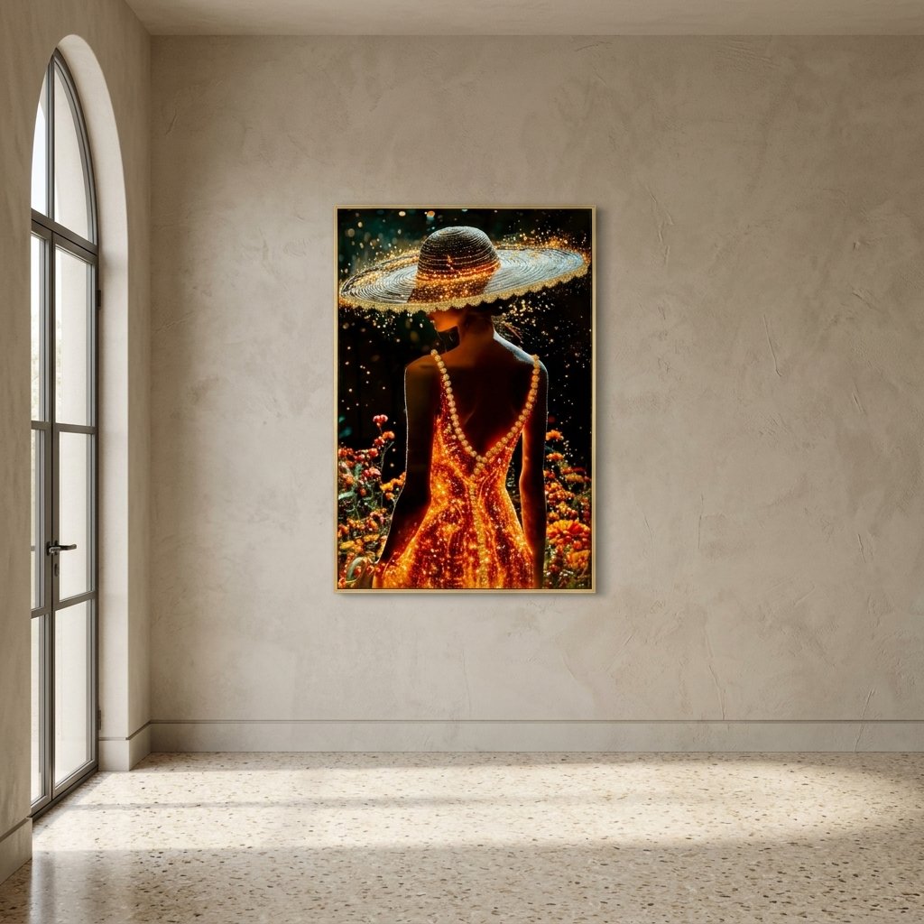 Stampa decorativa su tela laccata con cornice 62x92 cm - ILLUMY