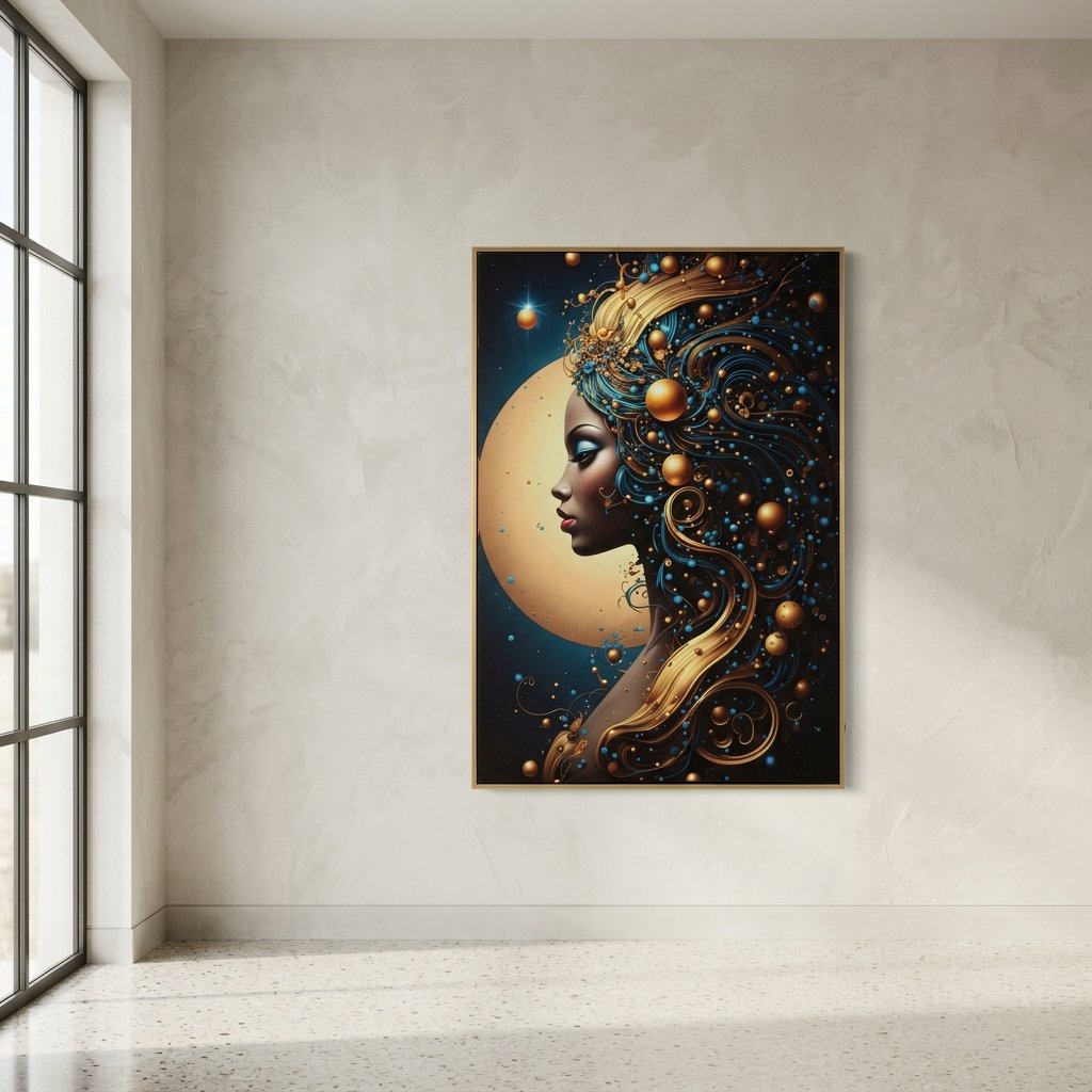Quadro con LED su Tela Laccata - MINERVA
