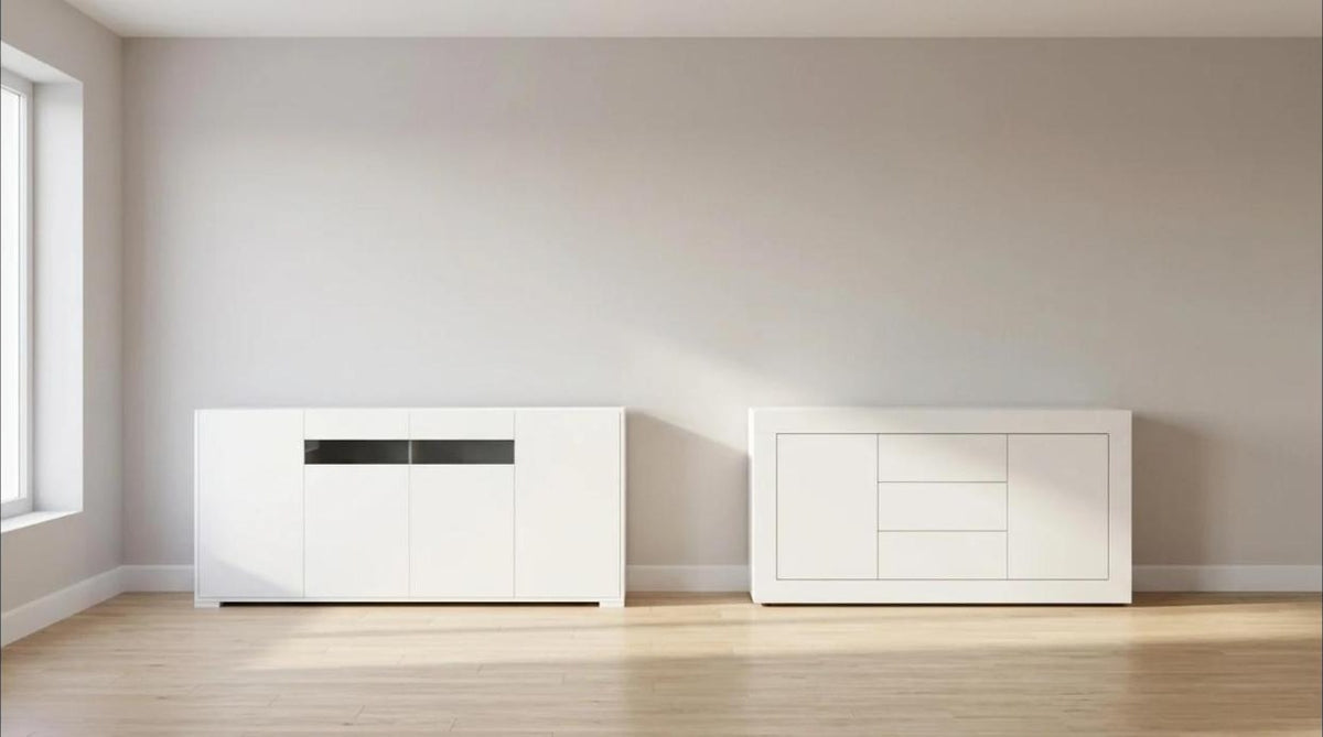 Madia minimalista: come scegliere quella giusta per il soggiorno - idee con prodotti Kery