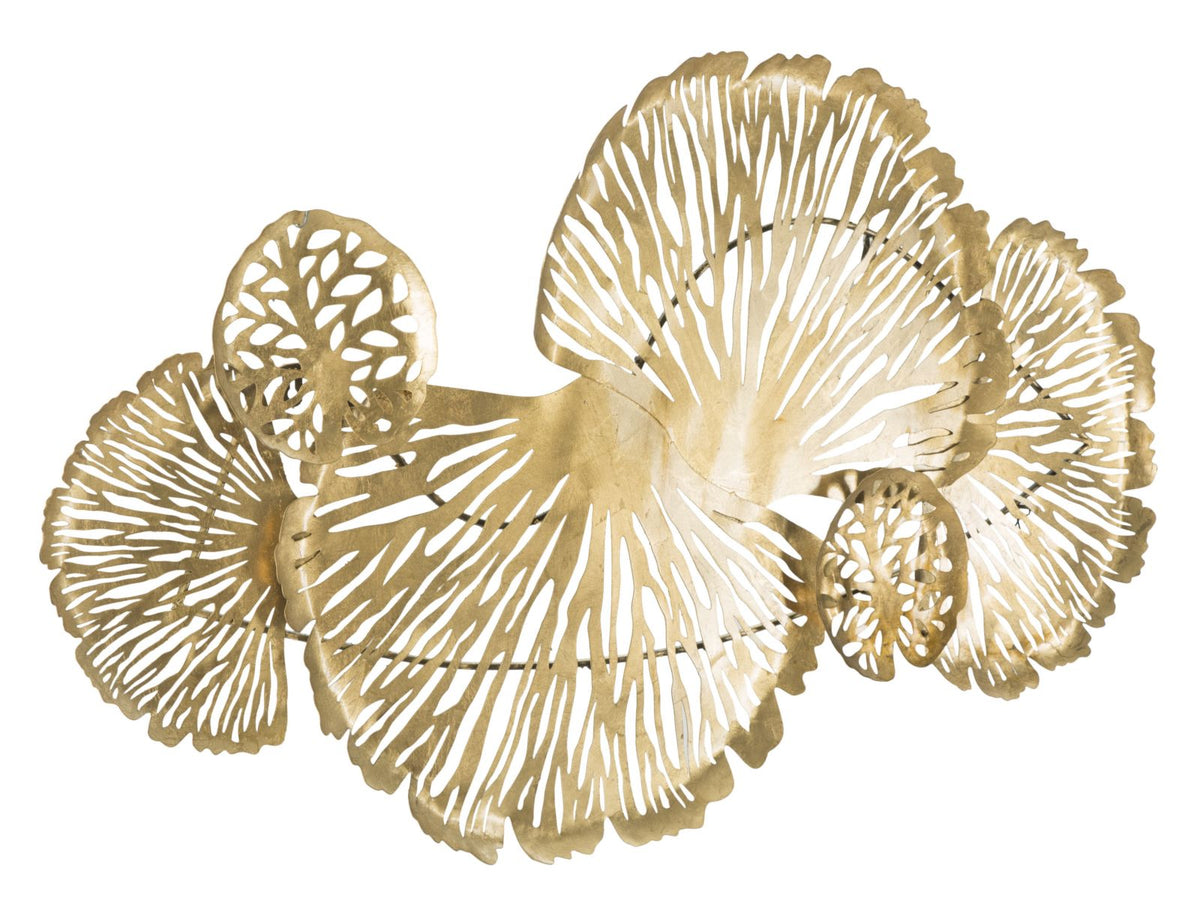 pannello_decorativo_da_parete_in_ferro_dorato_con_foglie_3d__iris_verticale