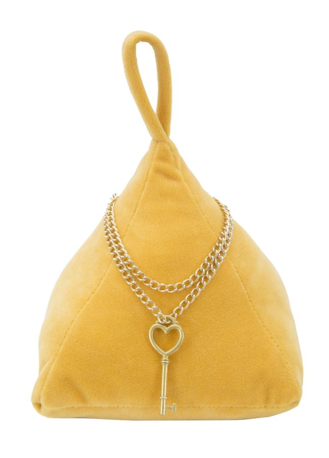 fermaporte_in_velluto_triangolare_con_pendente_arancione_14x14x20_cm__triangle