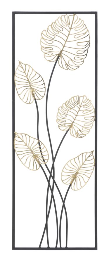 pannello_decorativo_da_parete_in_ferro_con_foglie_in_metallo_3d__luxy