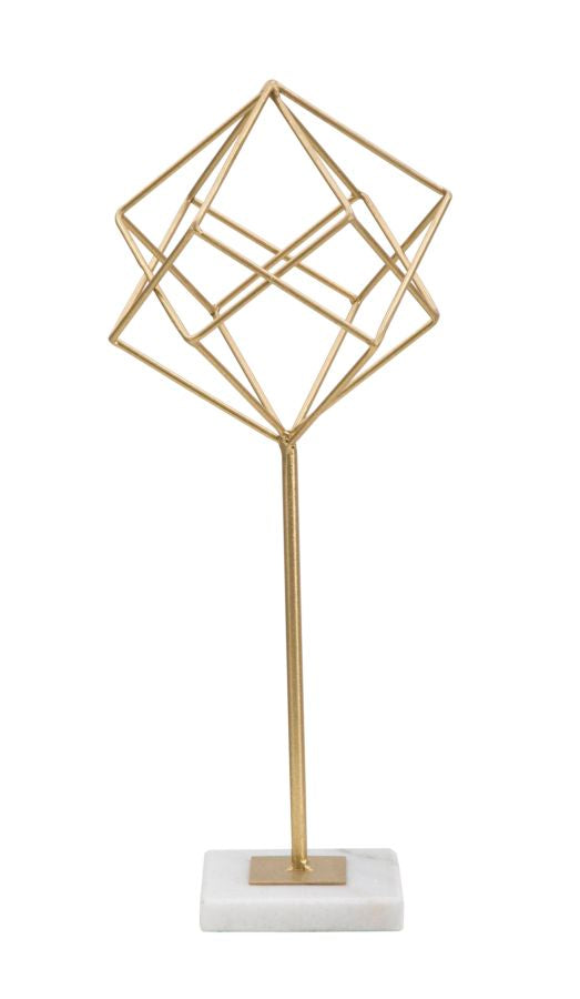 scultura_geometrica_in_metallo_dorato_con_base_in_marmo__cubix